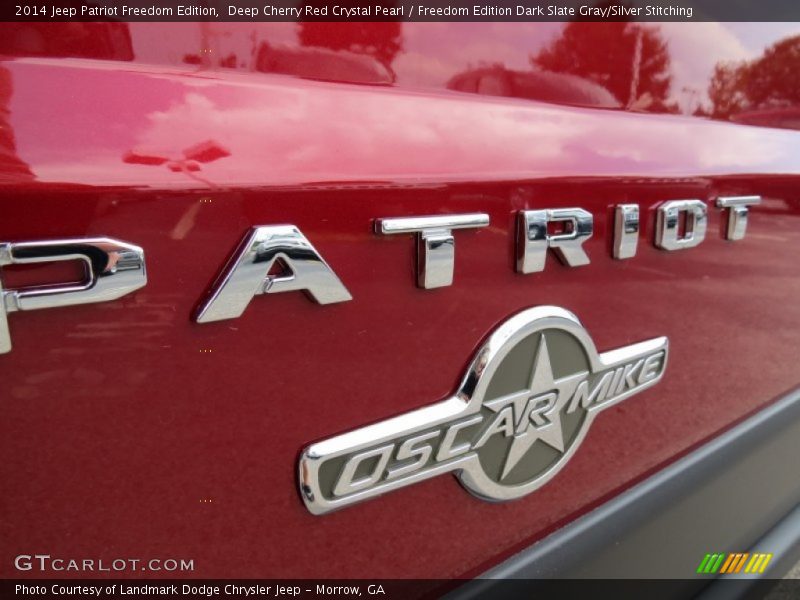 Deep Cherry Red Crystal Pearl / Freedom Edition Dark Slate Gray/Silver Stitching 2014 Jeep Patriot Freedom Edition