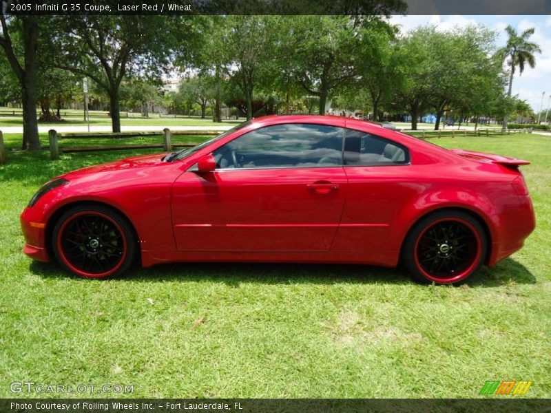 Laser Red / Wheat 2005 Infiniti G 35 Coupe