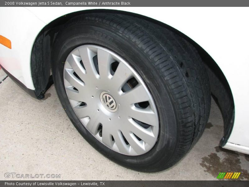 Campanella White / Anthracite Black 2008 Volkswagen Jetta S Sedan