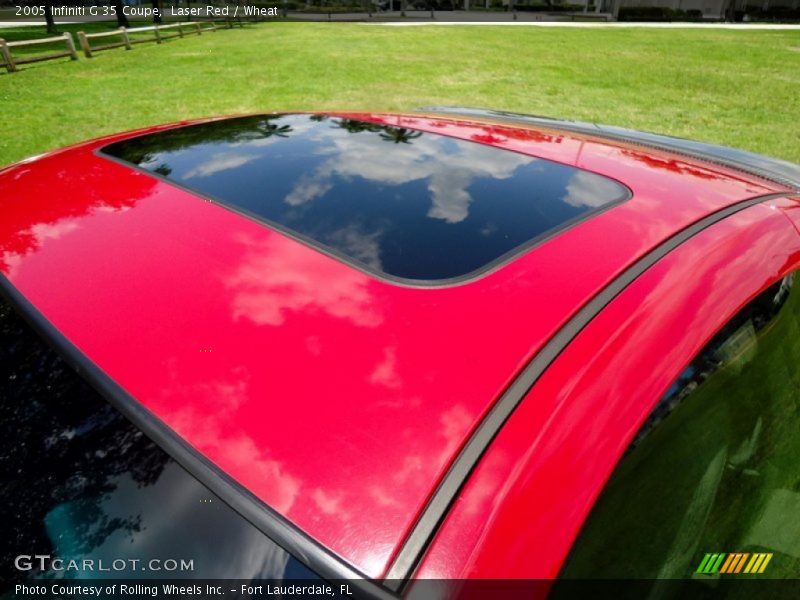 Laser Red / Wheat 2005 Infiniti G 35 Coupe