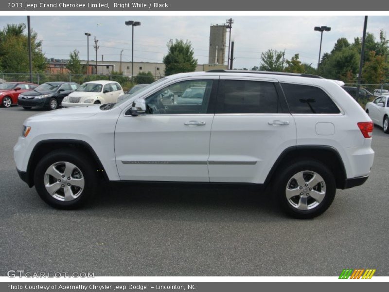 Bright White / Black 2013 Jeep Grand Cherokee Limited