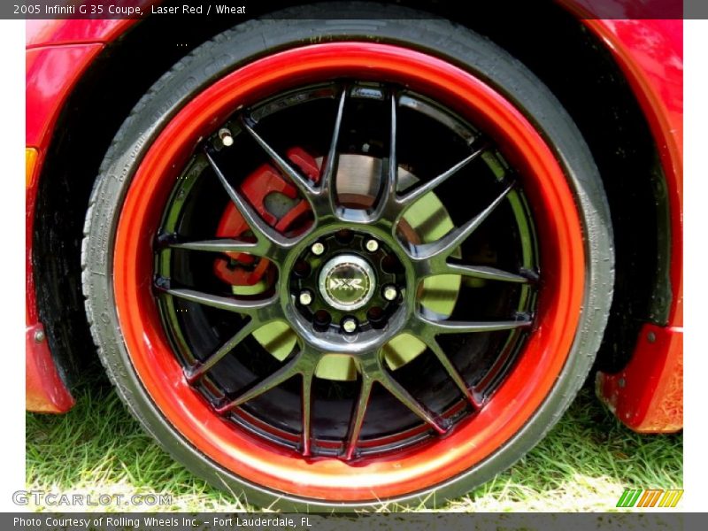Laser Red / Wheat 2005 Infiniti G 35 Coupe