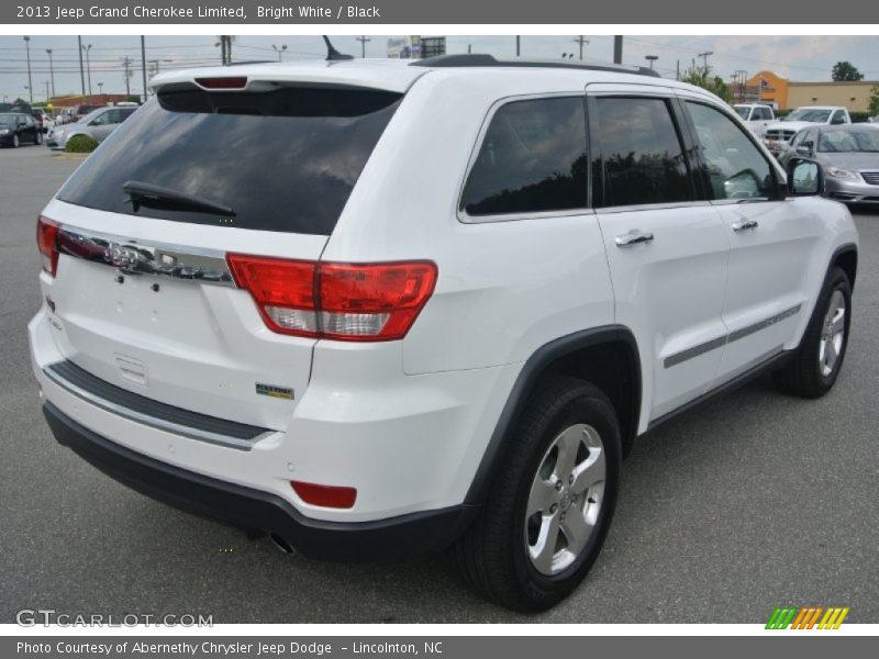 Bright White / Black 2013 Jeep Grand Cherokee Limited