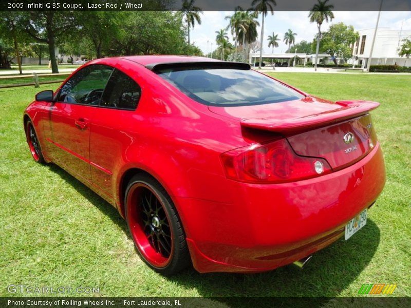 Laser Red / Wheat 2005 Infiniti G 35 Coupe