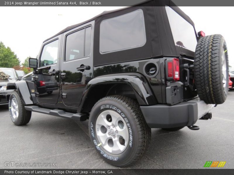 Black / Black 2014 Jeep Wrangler Unlimited Sahara 4x4