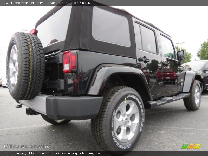 Black / Black 2014 Jeep Wrangler Unlimited Sahara 4x4