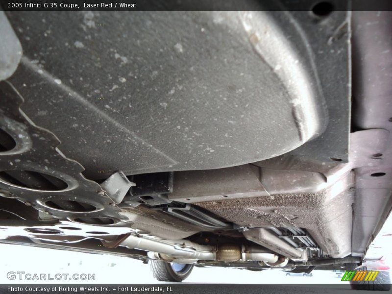 Laser Red / Wheat 2005 Infiniti G 35 Coupe