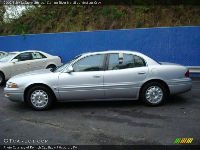 Sterling Silver Metallic / Medium Gray 2002 Buick LeSabre Limited