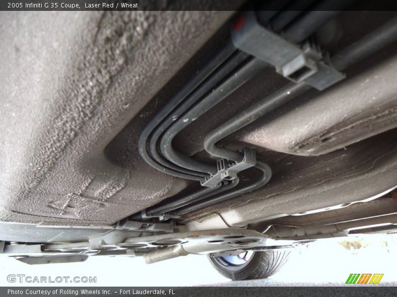 Laser Red / Wheat 2005 Infiniti G 35 Coupe