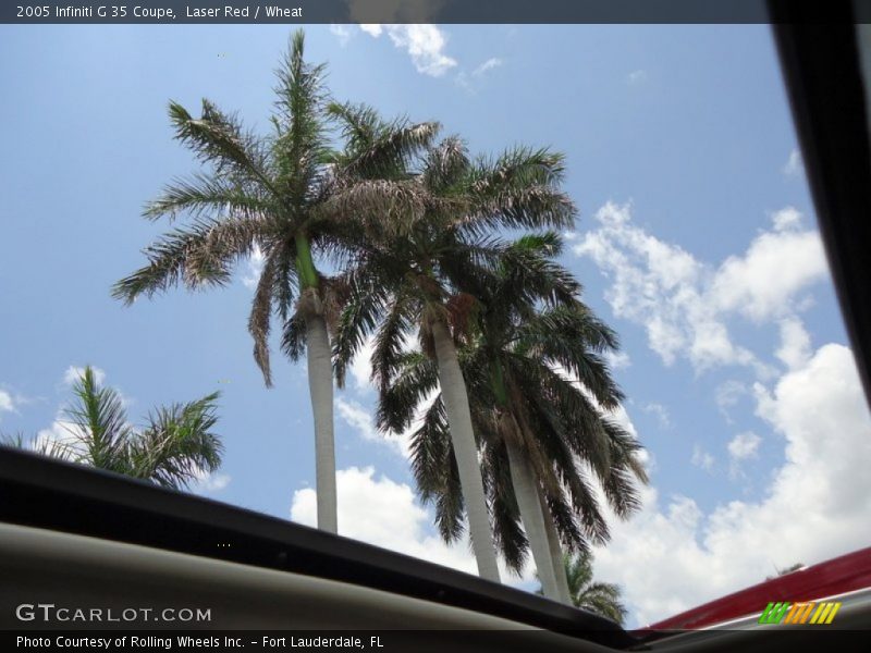 Laser Red / Wheat 2005 Infiniti G 35 Coupe