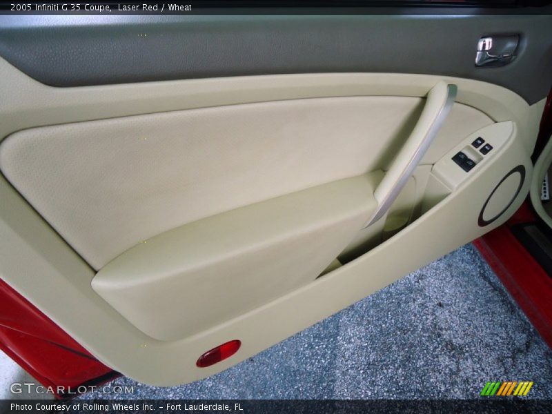 Laser Red / Wheat 2005 Infiniti G 35 Coupe