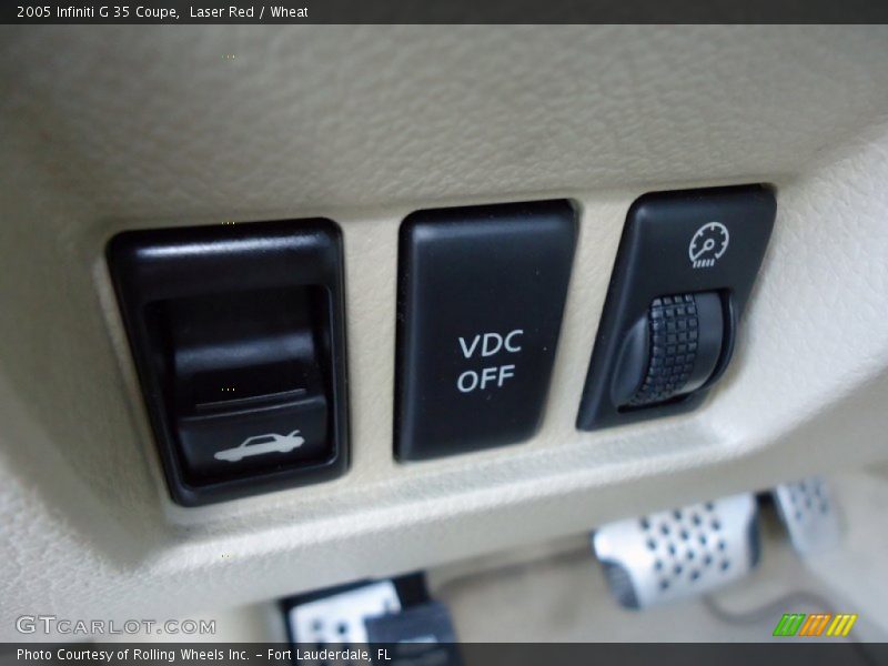 Laser Red / Wheat 2005 Infiniti G 35 Coupe
