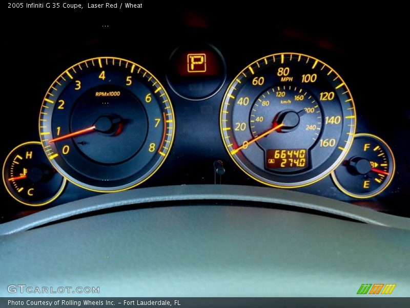 Laser Red / Wheat 2005 Infiniti G 35 Coupe