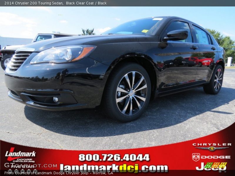 Black Clear Coat / Black 2014 Chrysler 200 Touring Sedan