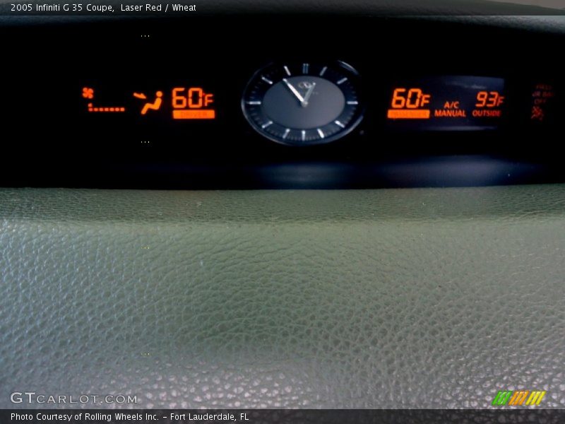 Laser Red / Wheat 2005 Infiniti G 35 Coupe