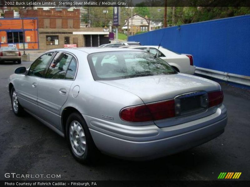 Sterling Silver Metallic / Medium Gray 2002 Buick LeSabre Limited