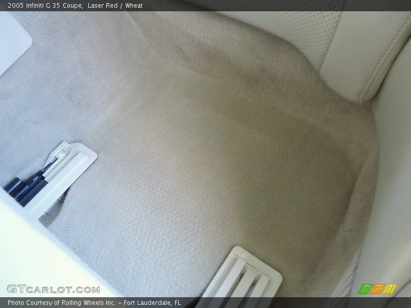 Laser Red / Wheat 2005 Infiniti G 35 Coupe