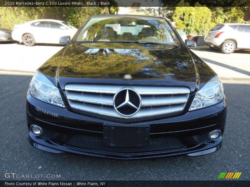 Black / Black 2010 Mercedes-Benz C 300 Luxury 4Matic