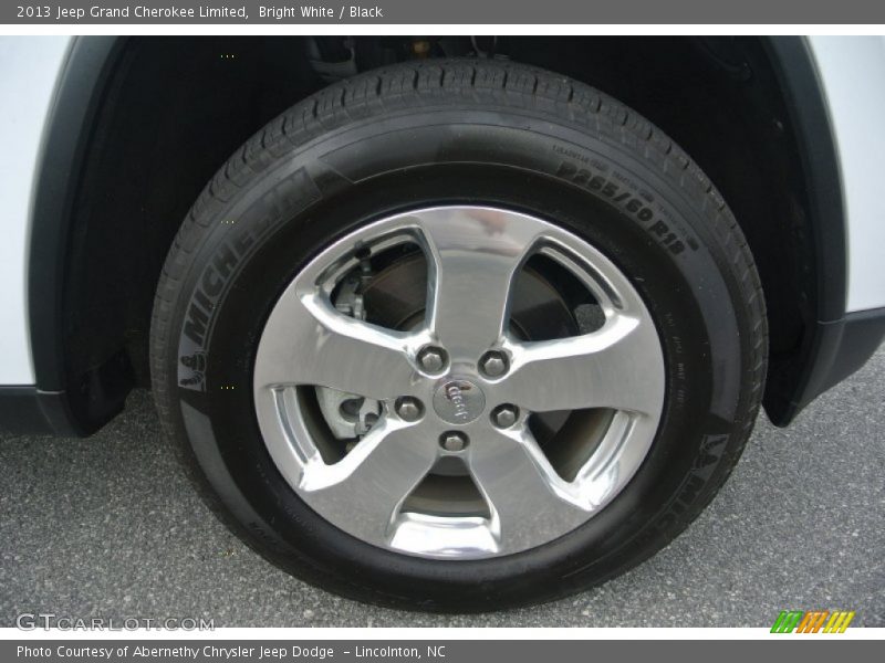 Bright White / Black 2013 Jeep Grand Cherokee Limited