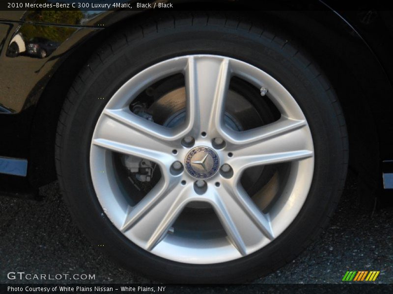 Black / Black 2010 Mercedes-Benz C 300 Luxury 4Matic