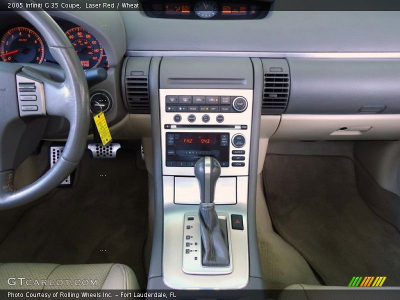 Laser Red / Wheat 2005 Infiniti G 35 Coupe