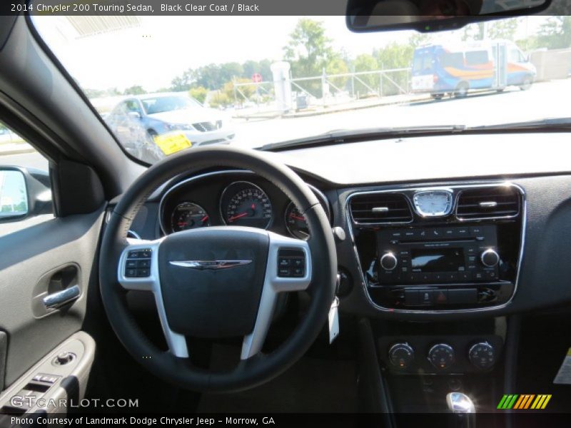 Black Clear Coat / Black 2014 Chrysler 200 Touring Sedan