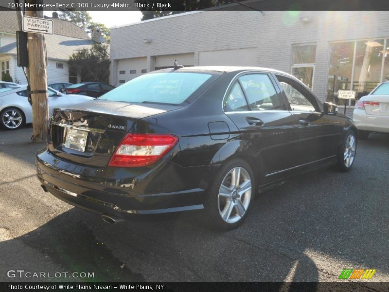 Black / Black 2010 Mercedes-Benz C 300 Luxury 4Matic