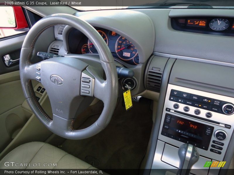 Laser Red / Wheat 2005 Infiniti G 35 Coupe