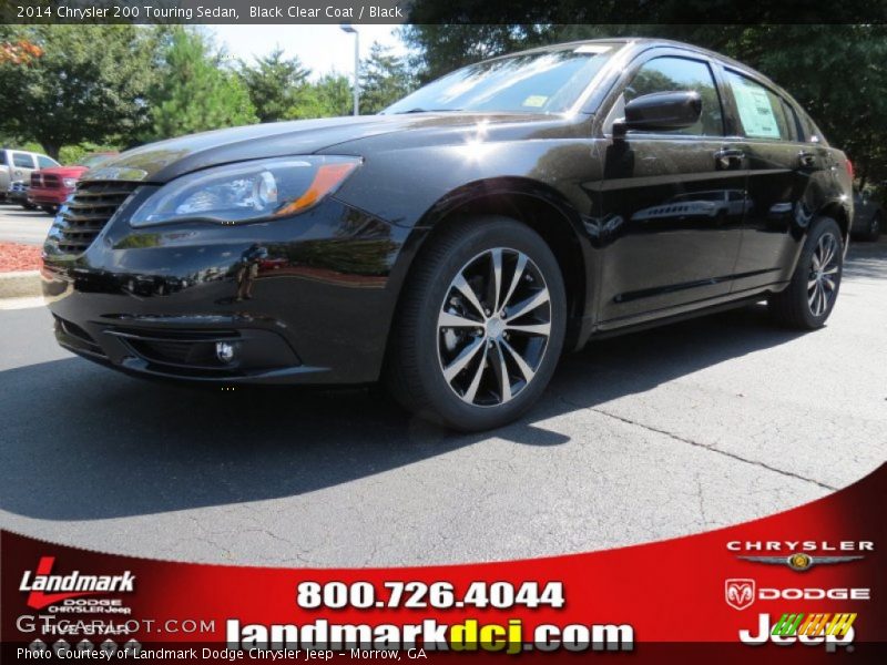 Black Clear Coat / Black 2014 Chrysler 200 Touring Sedan