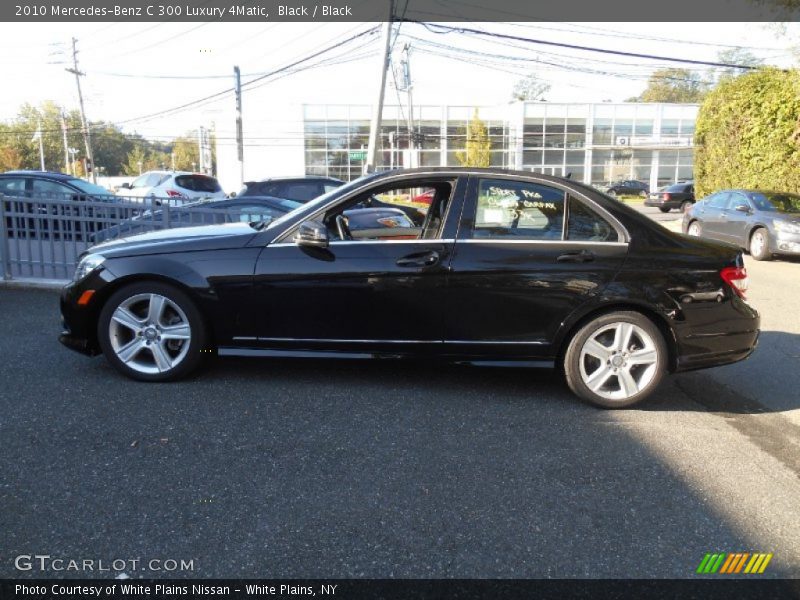Black / Black 2010 Mercedes-Benz C 300 Luxury 4Matic