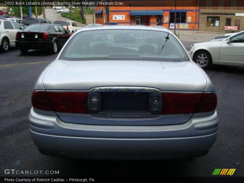 Sterling Silver Metallic / Medium Gray 2002 Buick LeSabre Limited