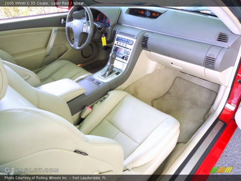 Laser Red / Wheat 2005 Infiniti G 35 Coupe