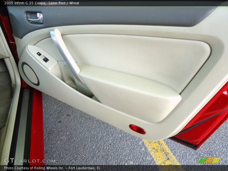 Laser Red / Wheat 2005 Infiniti G 35 Coupe
