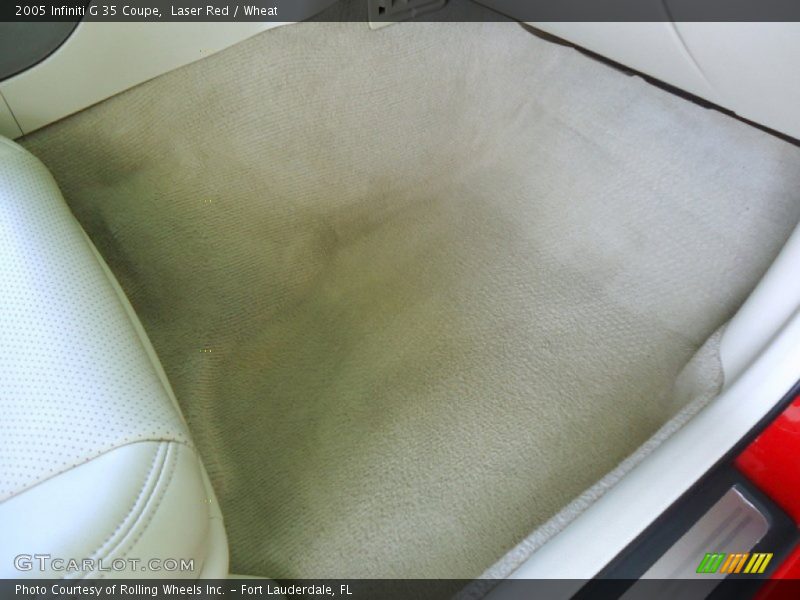 Laser Red / Wheat 2005 Infiniti G 35 Coupe