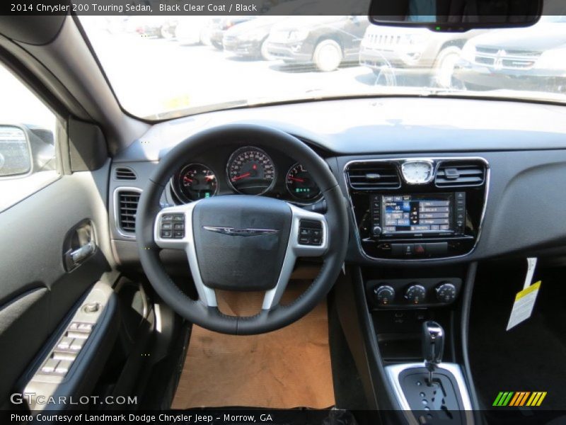 Black Clear Coat / Black 2014 Chrysler 200 Touring Sedan