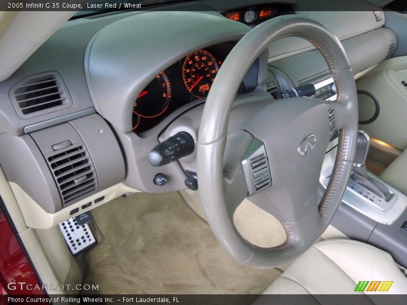 Laser Red / Wheat 2005 Infiniti G 35 Coupe