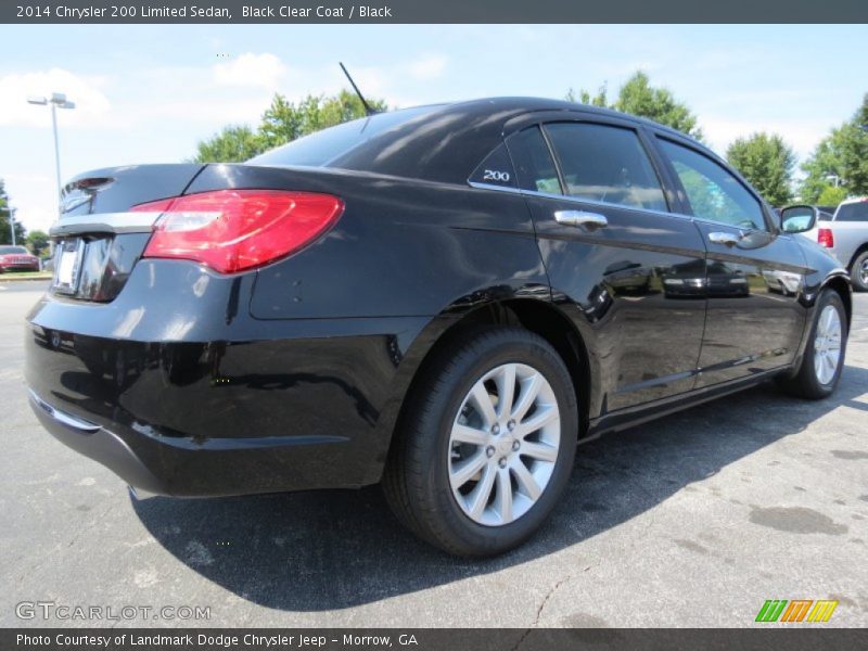 Black Clear Coat / Black 2014 Chrysler 200 Limited Sedan