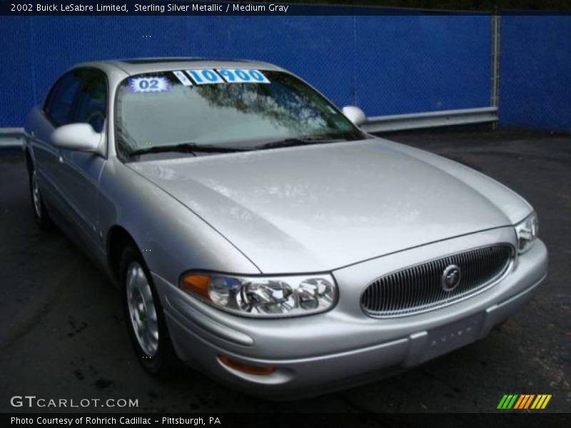 Sterling Silver Metallic / Medium Gray 2002 Buick LeSabre Limited