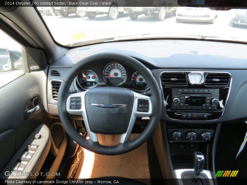 Black Clear Coat / Black 2014 Chrysler 200 Limited Sedan