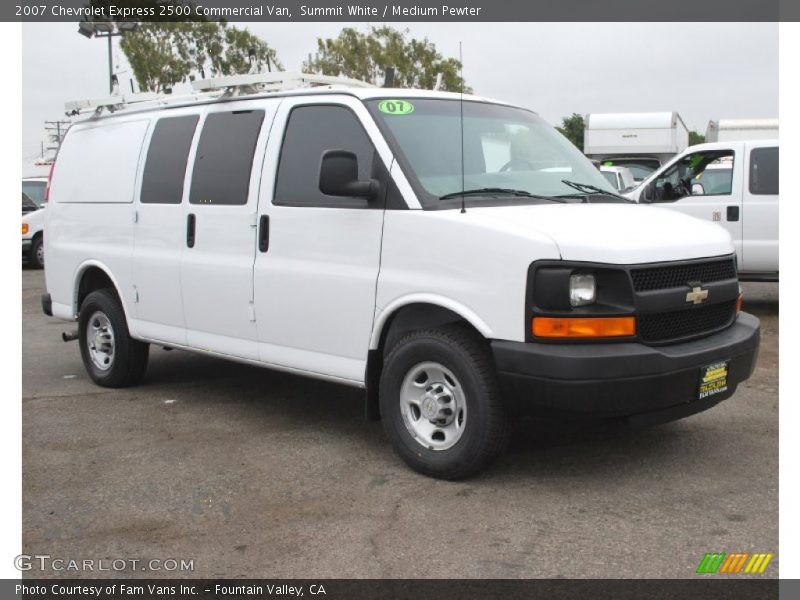 Summit White / Medium Pewter 2007 Chevrolet Express 2500 Commercial Van