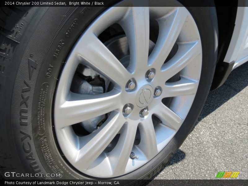 Bright White / Black 2014 Chrysler 200 Limited Sedan
