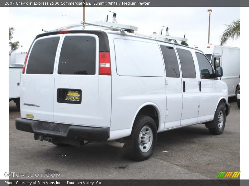 Summit White / Medium Pewter 2007 Chevrolet Express 2500 Commercial Van