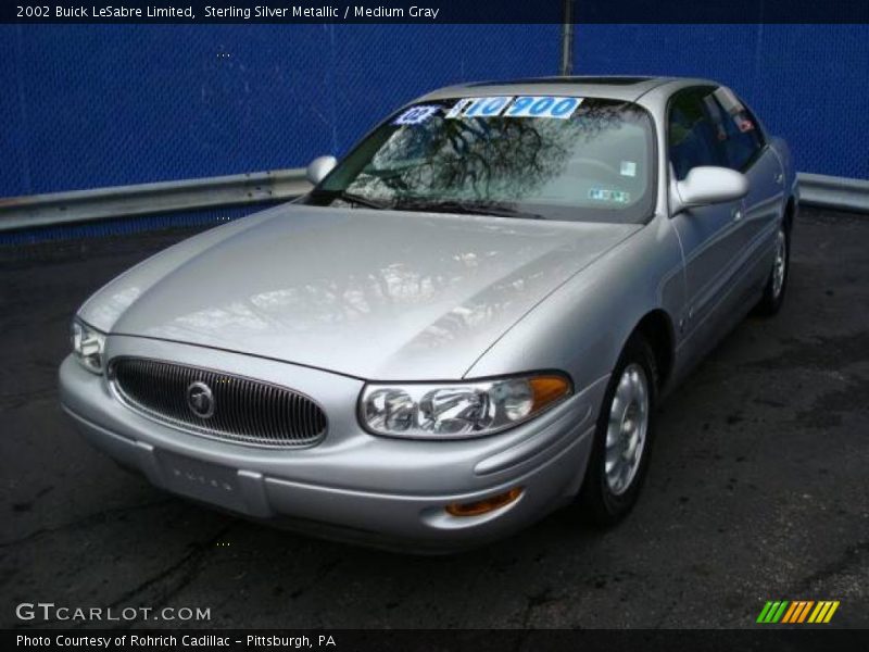 Sterling Silver Metallic / Medium Gray 2002 Buick LeSabre Limited