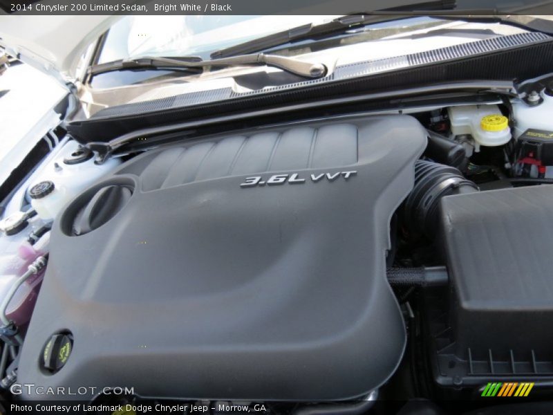 Bright White / Black 2014 Chrysler 200 Limited Sedan