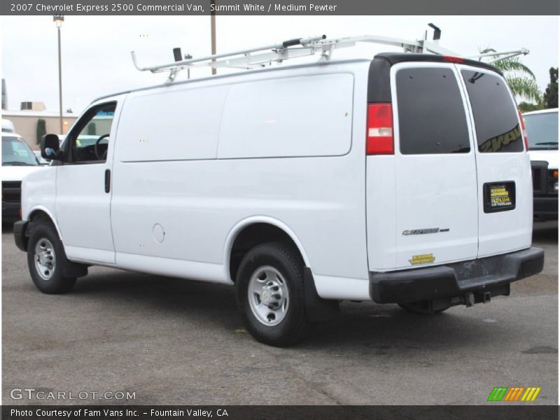 Summit White / Medium Pewter 2007 Chevrolet Express 2500 Commercial Van