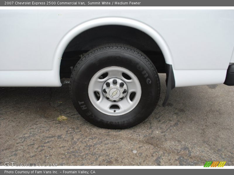 Summit White / Medium Pewter 2007 Chevrolet Express 2500 Commercial Van