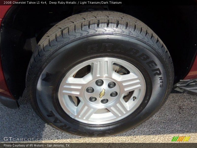 Deep Ruby Metallic / Light Titanium/Dark Titanium 2008 Chevrolet Tahoe LS 4x4