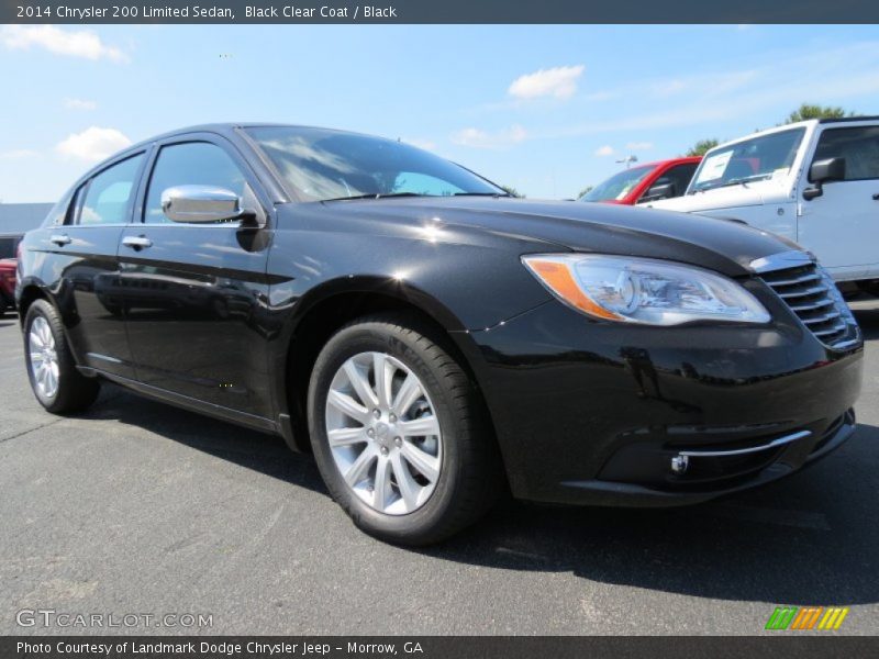 Black Clear Coat / Black 2014 Chrysler 200 Limited Sedan