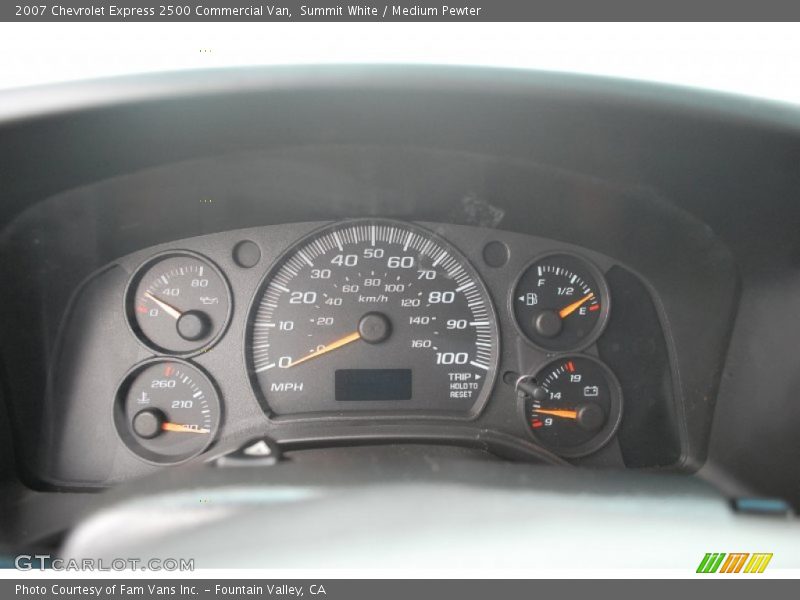Summit White / Medium Pewter 2007 Chevrolet Express 2500 Commercial Van