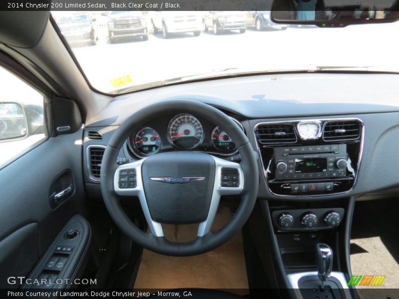 Black Clear Coat / Black 2014 Chrysler 200 Limited Sedan